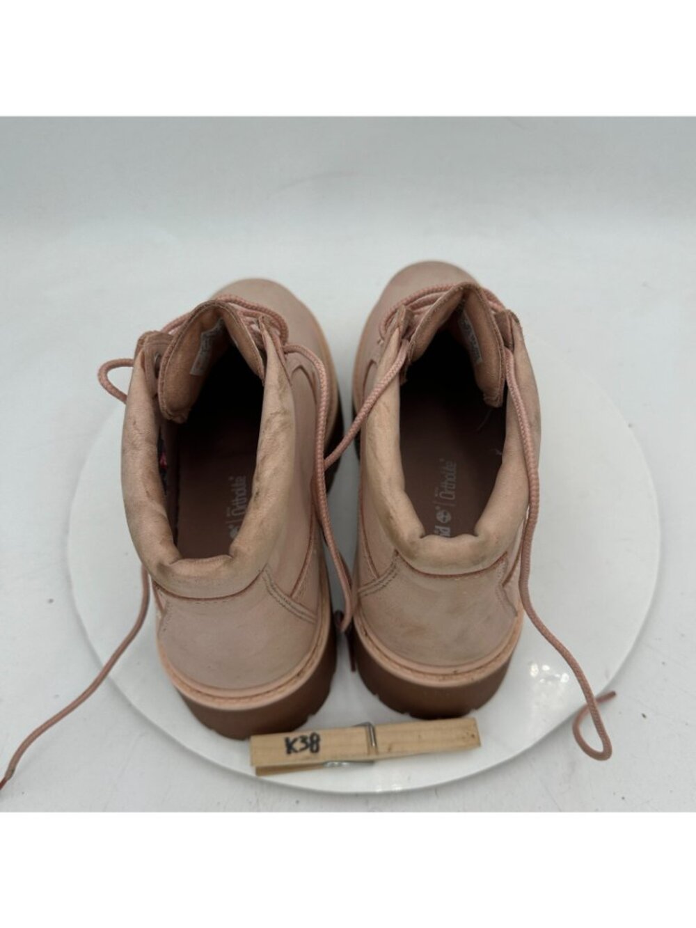 Timberland Nellie Stonestreet Kids Sz 4 Women 5.5 TB0A6EJ9-EKD Pink Chukka Boot - Picture 8 of 10